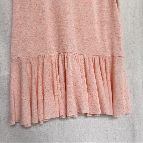 Rebecca Taylor Short Sleeve Peach Peplum Top - Picture 2 of 4